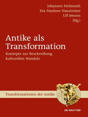 cover image of Antike als Transformation